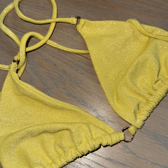 Bikini Top & Bottom - Shiny Yellow - Picture 2 of 3